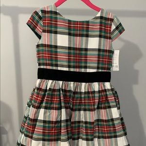 3T NWT Carter’s Holiday Plaid Dress With Bow